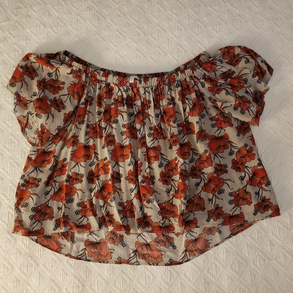 ASTR the label off shoulder top
